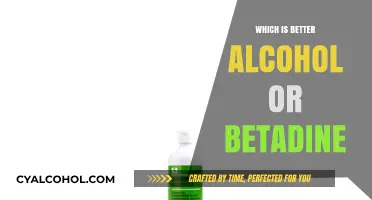 Alcohol vs. Betadine: Which Antiseptic Solution is More Effective?