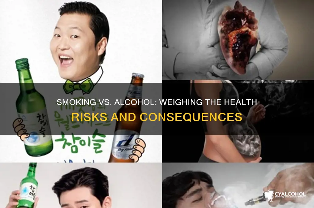 which is better smoking or alcohol