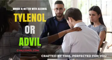 Alcohol and Pain Relief: Tylenol vs. Advil – Which is Safer?