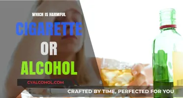 Cigarettes vs. Alcohol: Uncovering the More Harmful Vice