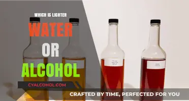 Water vs. Alcohol: Unveiling the Lighter Liquid Mystery