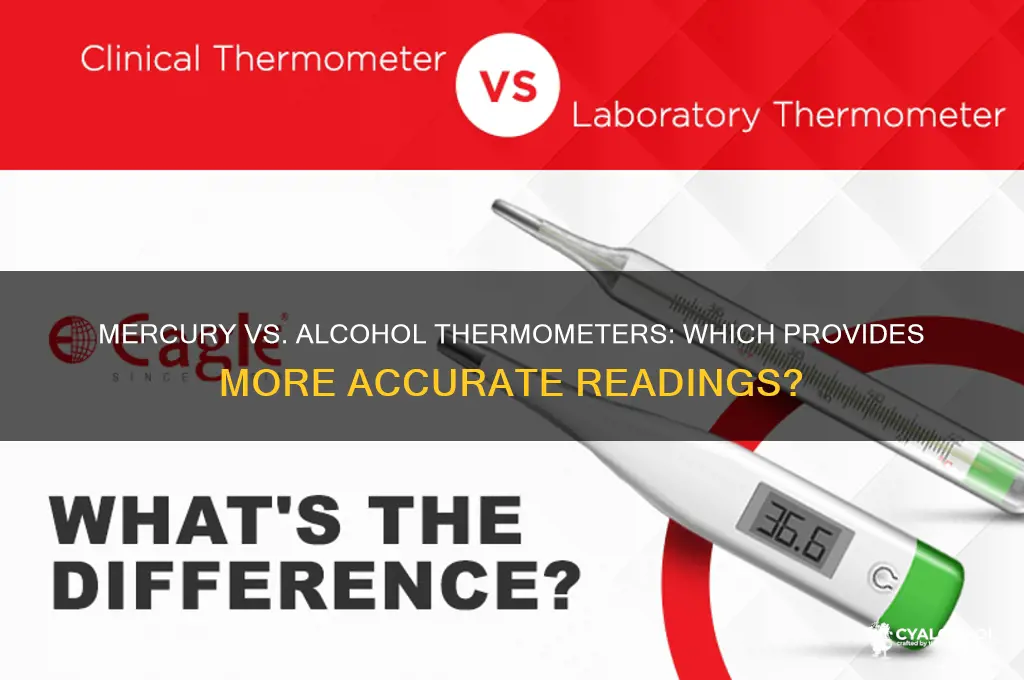 which is more accurate mercury or alcohol thermometer