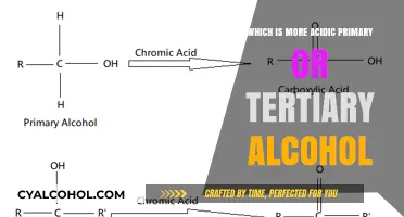 Primary vs. Tertiary Alcohols: Unraveling the Acidity Differences