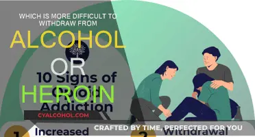 Withdrawing from Alcohol vs Heroin: The Tougher Battle