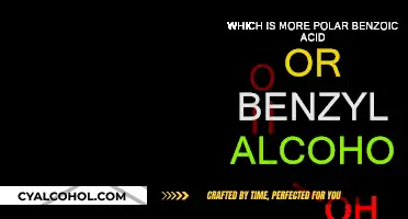 Polar Power: Benzoic Acid vs. Benzyl Alcohol