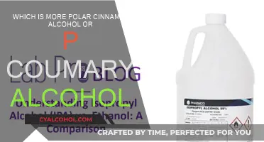 Comparing the Polarity of Cinnamyl and p-Coumaryl Alcohols