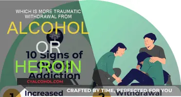 Withdrawal Agony: Alcohol vs. Heroin