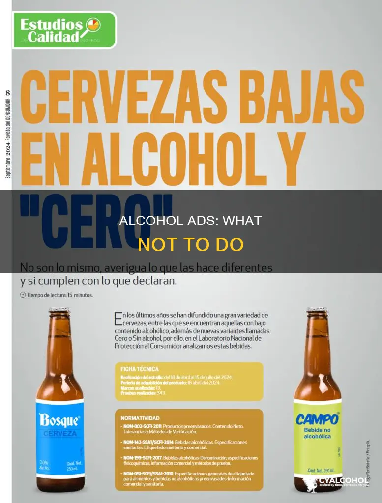 which is not a way that advertisement promote alcohol