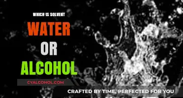Water vs. Alcohol: Understanding Which Liquid Acts as a Solvent