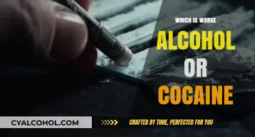 Alcohol vs. Cocaine: Unraveling the Deadlier Addiction's Impact