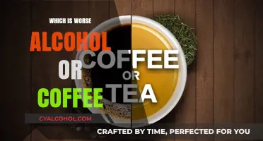 Alcohol vs. Coffee: Uncovering the Worse Health Culprit for You