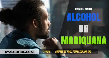 Alcohol vs. Marijuana: Unraveling the Greater Health and Social Risk