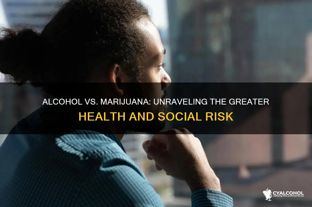 which is worse alcohol or mariquana