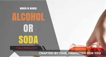 Alcohol vs. Soda: Uncovering the Worse Health Culprit