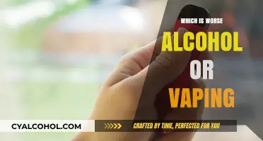 Alcohol vs. Vaping: Uncovering the Greater Health Risk