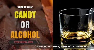 Candy vs. Alcohol: Uncovering the Worse Health Culprit