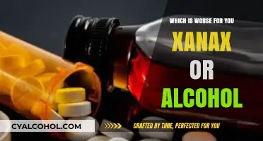 Xanax vs. Alcohol: Uncovering the More Harmful Substance for Health