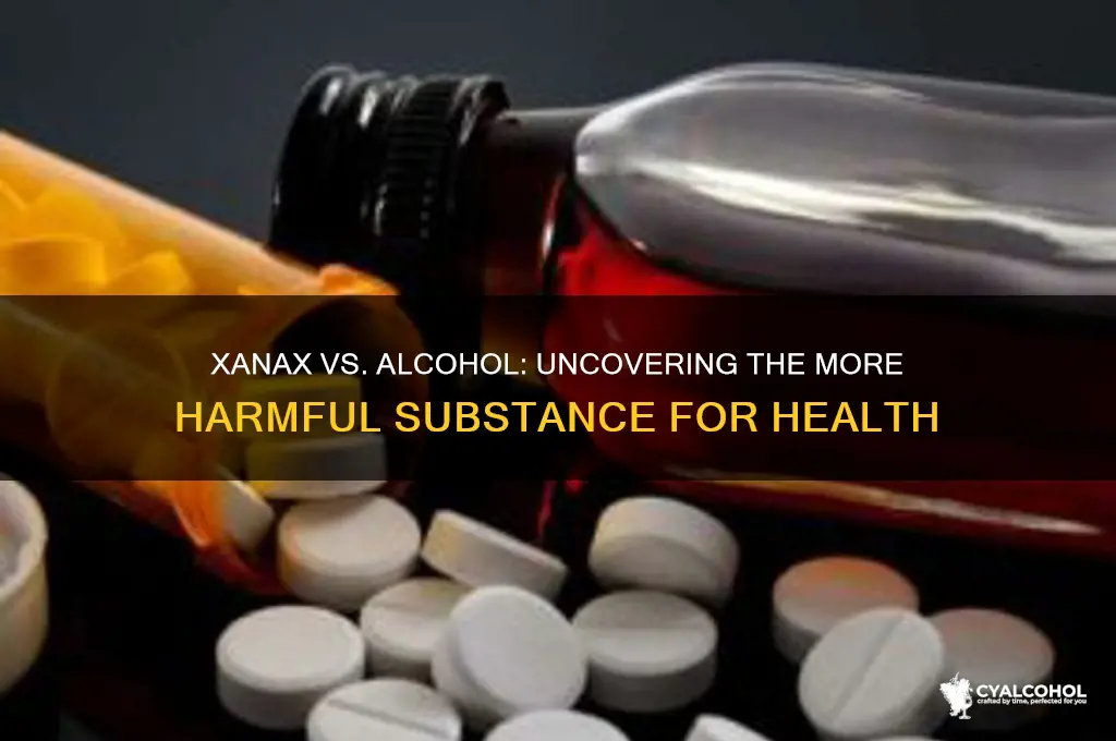 which is worse for you xanax or alcohol