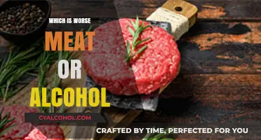 Meat vs. Alcohol: Uncovering the Greater Health and Environmental Threat
