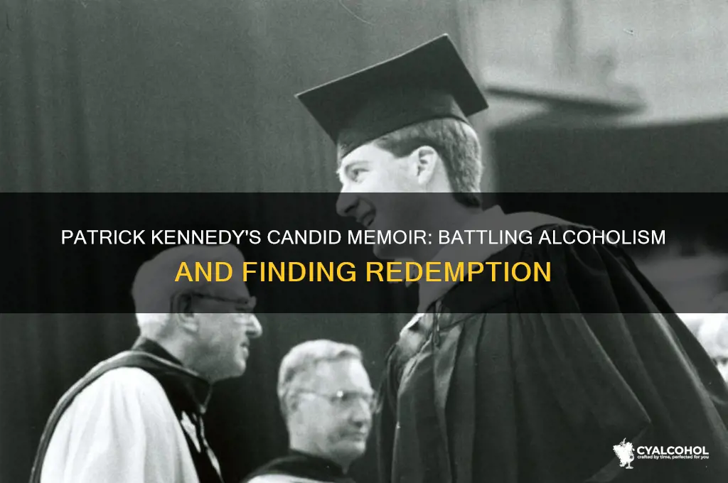 which kennedy wrote a book about his alcoholism