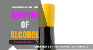 Lightest Liquor Options: Discover Drinks with the Lowest Alcohol Content
