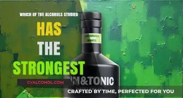 Strongest Alcohol Revealed: Comparative Analysis of Studied Alcoholic Strengths