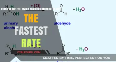 How Fast Do Alcohols Dehydrate?
