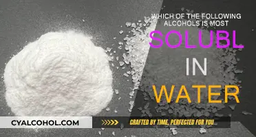 Solubility Secrets: Which Alcohol Dissolves in Water?