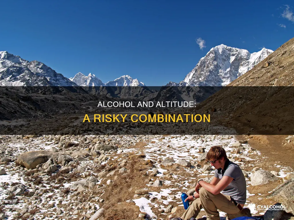 which of the following combination of alcohol and altitude