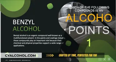 Alcohol Compounds: Identify the Correct One