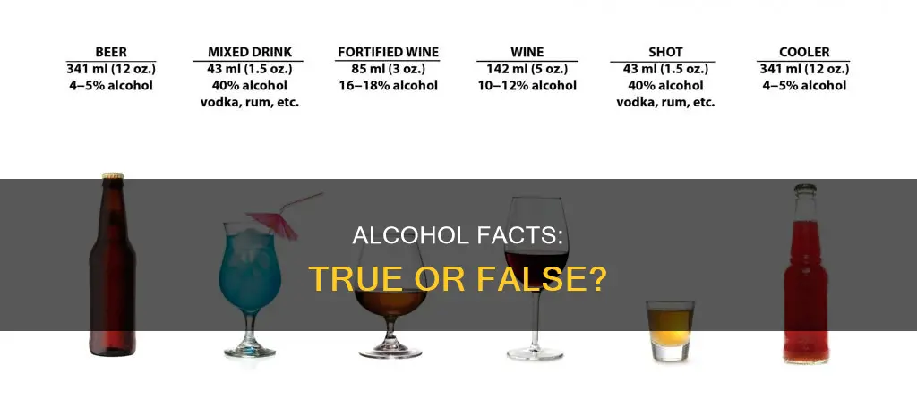 which of the following examples of alcohol are true