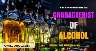 Alcohol's Unique Characteristics: What Sets It Apart?