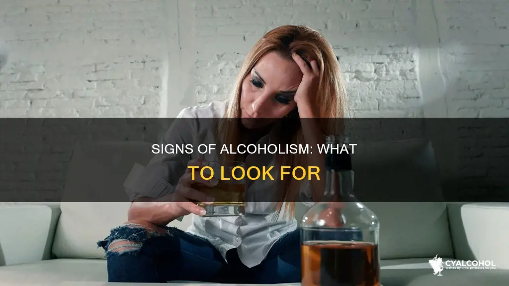 which of the following is a symptom of alcoholism