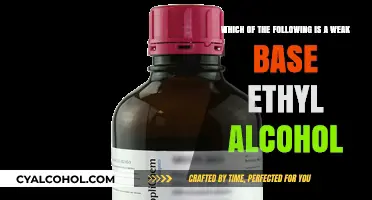 The Weak Base Question: Ethyl Alcohol's Nature