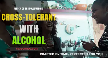 What Substances Are Cross-Tolerant With Alcohol?
