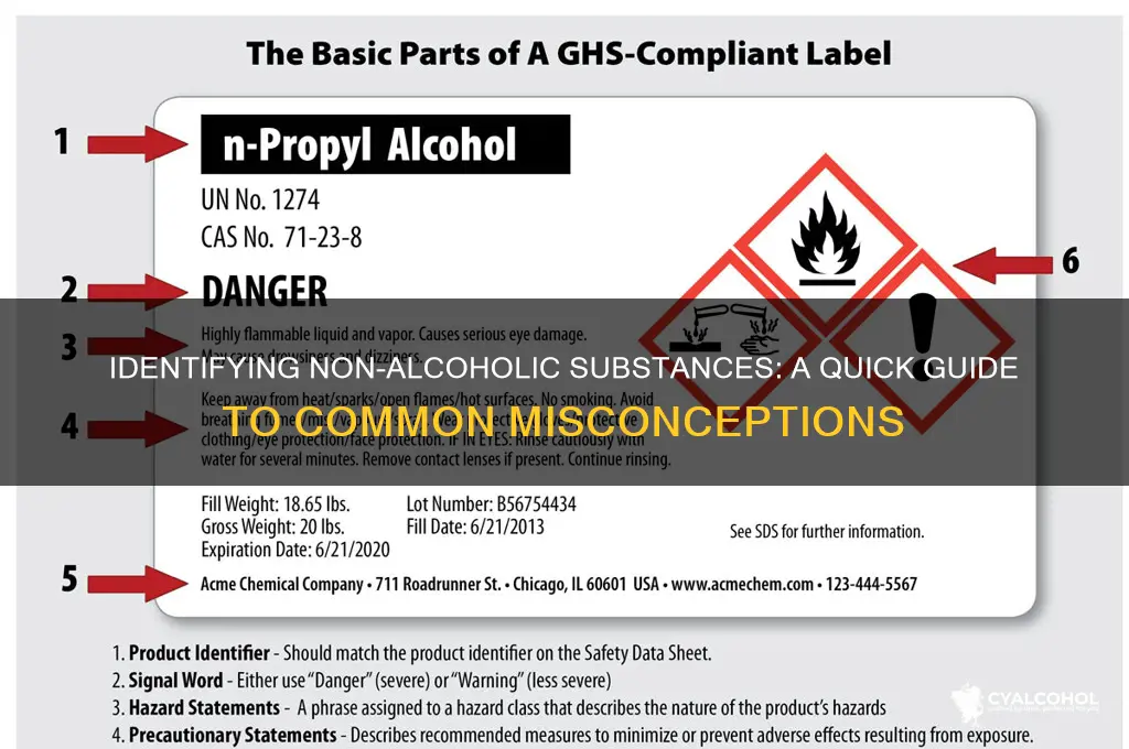 which of the following is not an alcohol