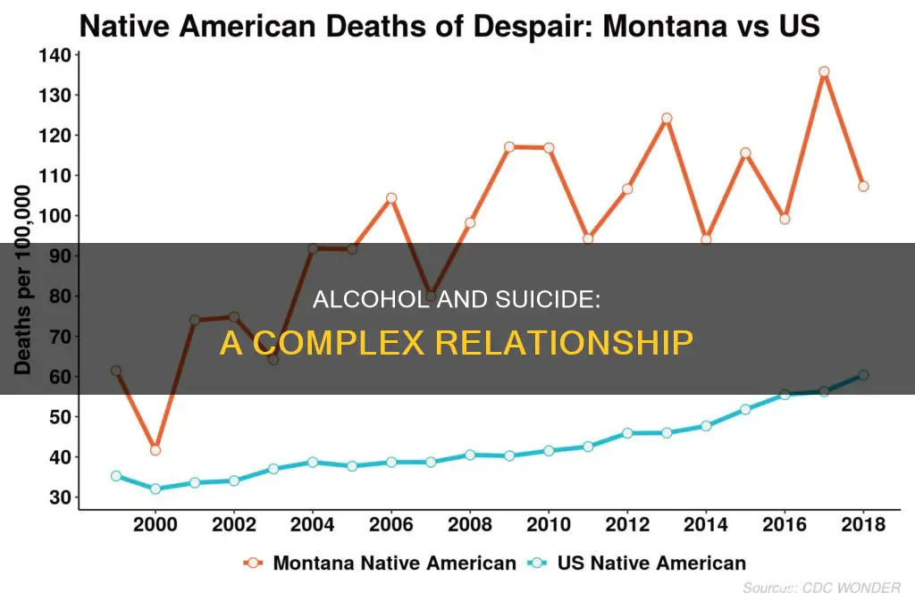 which of the following is true about alcohol and suicide