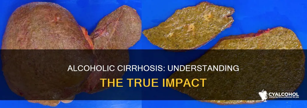 which of the following is true about alcohol induced cirrhosis
