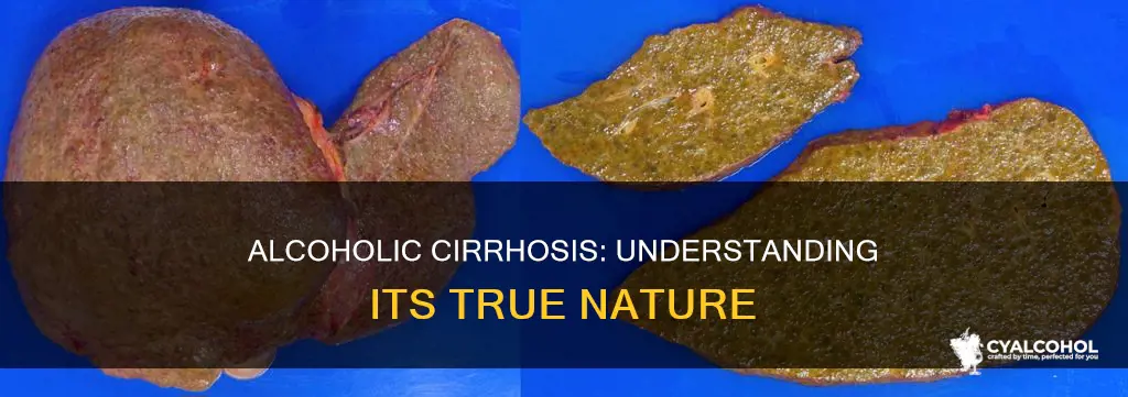 which of the following is true of alcohol-induced cirhosis
