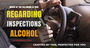 Alcohol Inspections: What's True and False