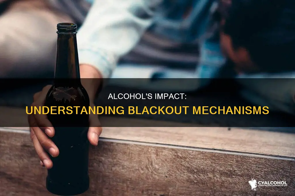 which of the following mechanisms underlies alcohol-induced dementia blackouts