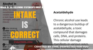 Alcohol Intake: What's the Truth?