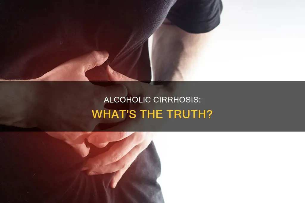 which of the following statements is true concerning alcoholic cirrhosis
