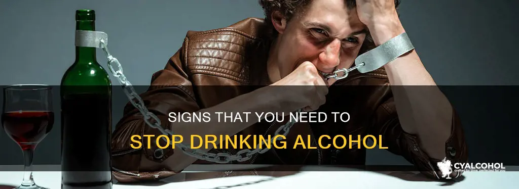 which of the following values indicates the need for alcohol