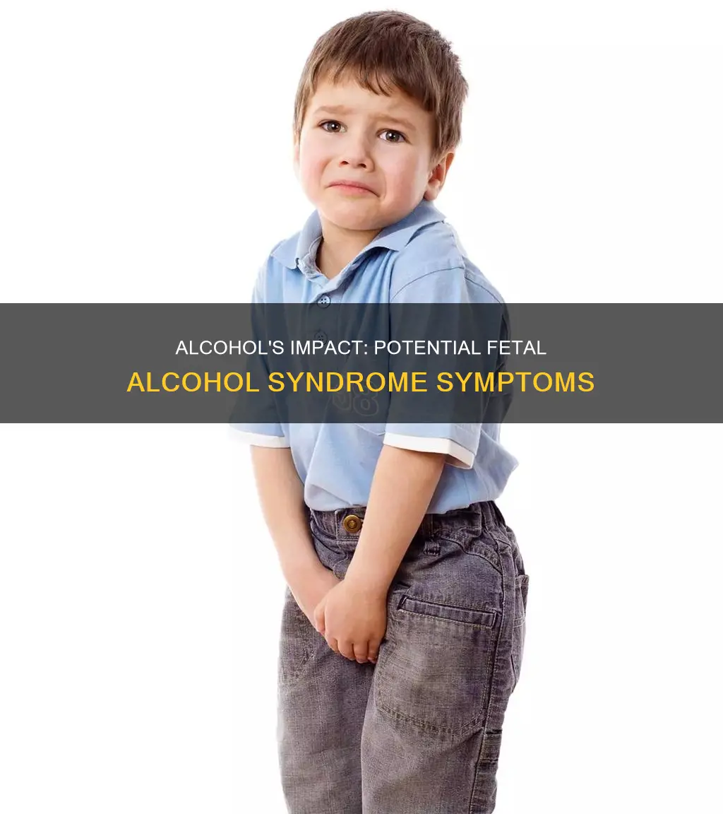 which of these are possible symptoms of fetal alcohol syndrome