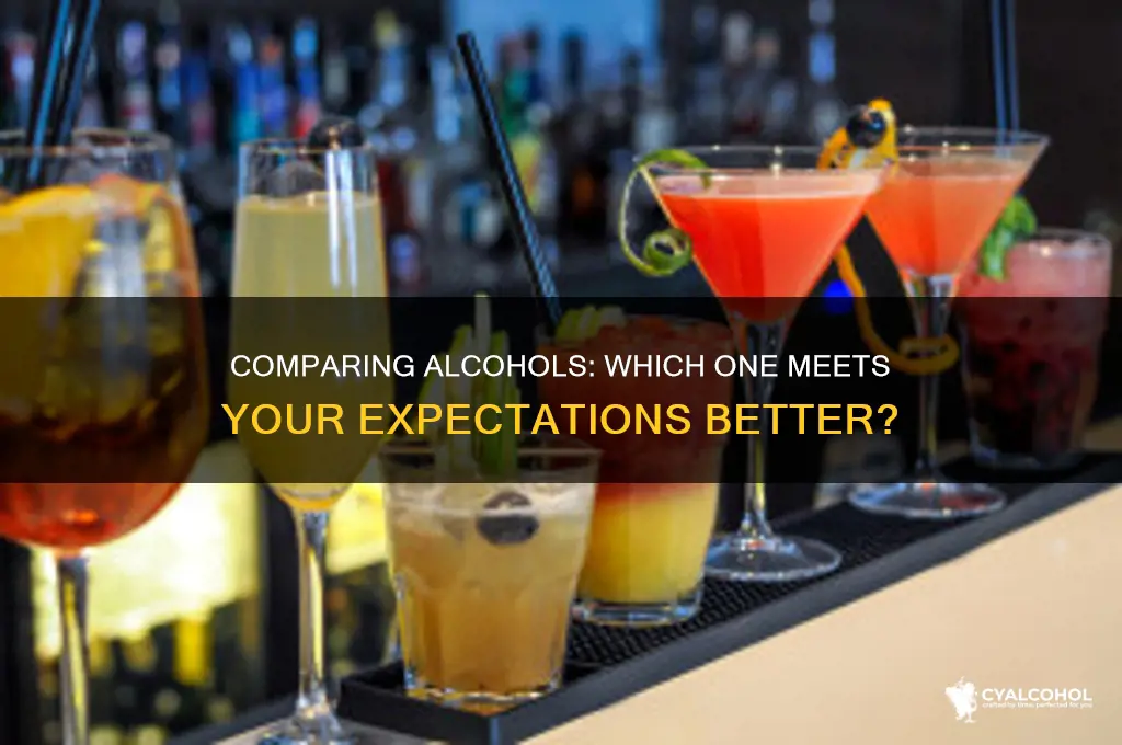 which of these two alcohols would you expect