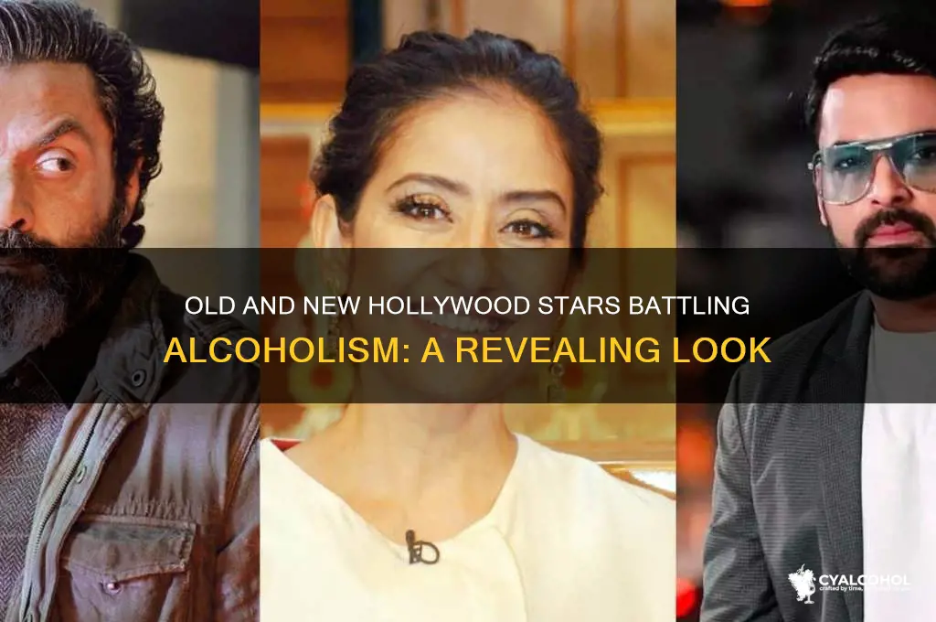 which old and new actors were are alcoholics