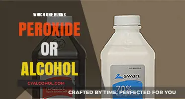 Peroxide vs. Alcohol: Which Burns Faster and Why?