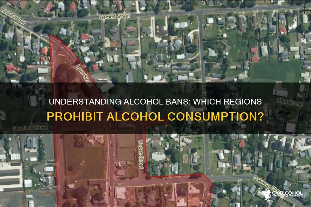 which part of the bans alcohol