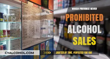 Which Province Never Banned Alcohol Sales in Canada?